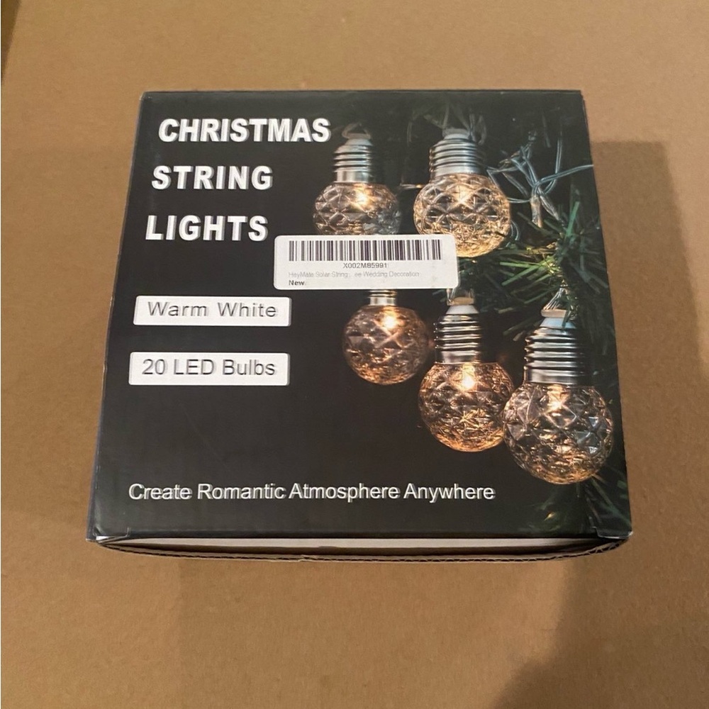 Warm White Christmas String Lights